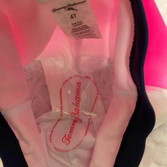 Tommy Bahama KIDS Pink Tankini Set - 3T/4T - Picture 9 of 10